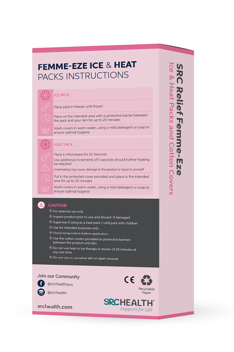 SRC Relief Femme-Eze Perineum Ice & Heat Packs