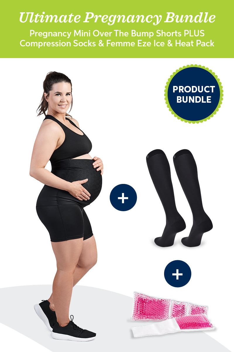 SRC: Compression Pregnancy Leggings Over The Bump Black – DeBra's