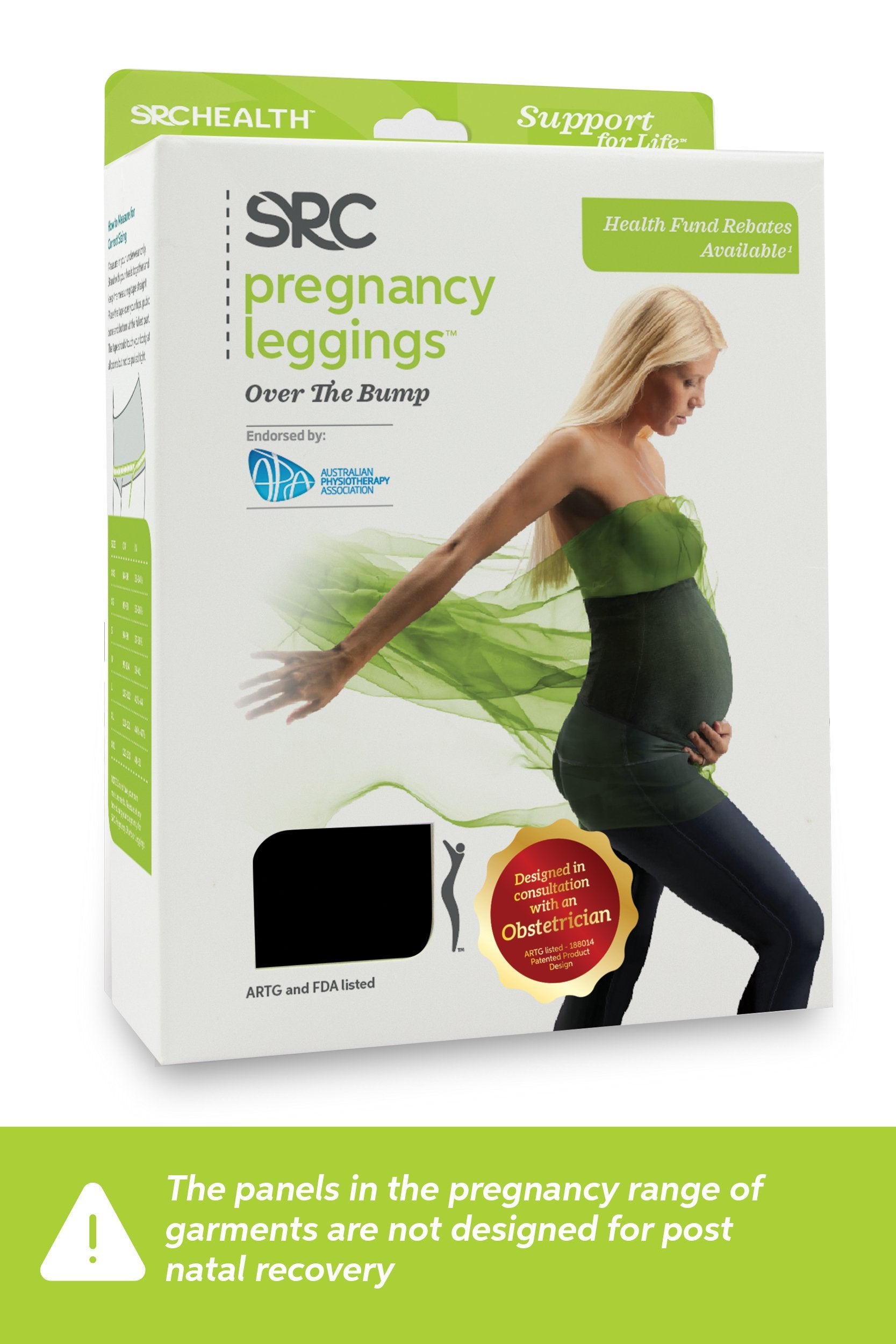 SRC Pregnancy Leggings - Over The Bump - SRC Health