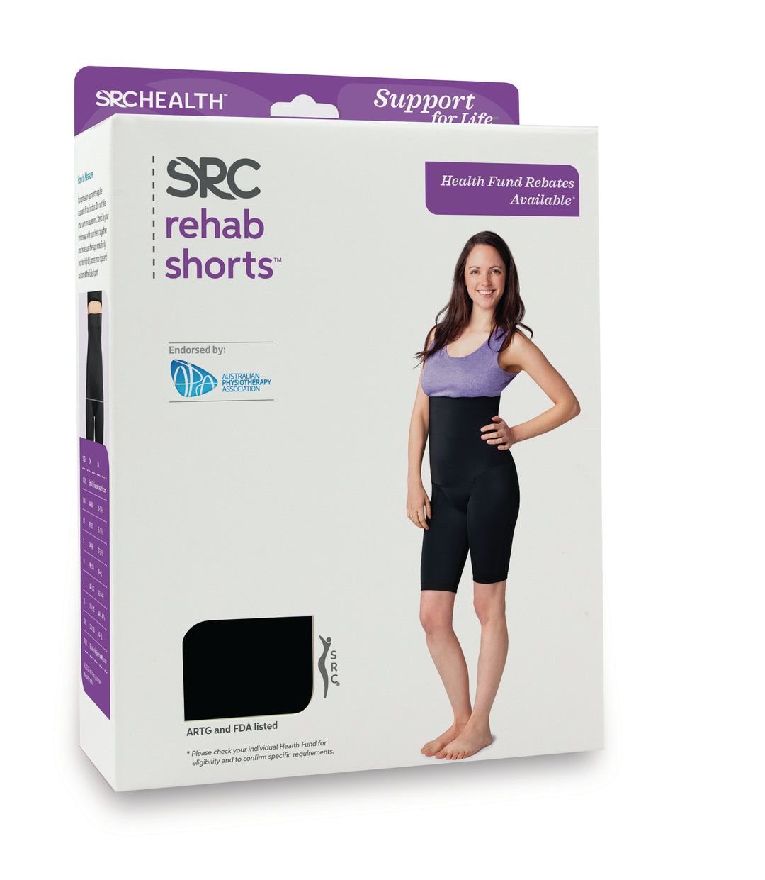 SRC Rehab - Women's High Waist Shorts - SRC Health