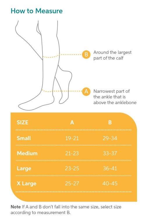 SRC Compression Socks for Women Size Guide - SRC Health
