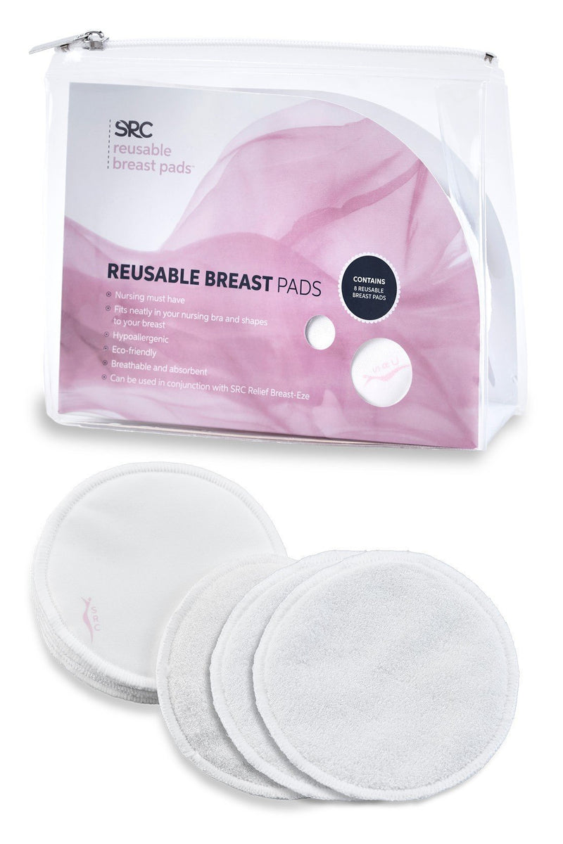 SRC Reusable Bamboo Breast Pads - 8 pack – SRC Health