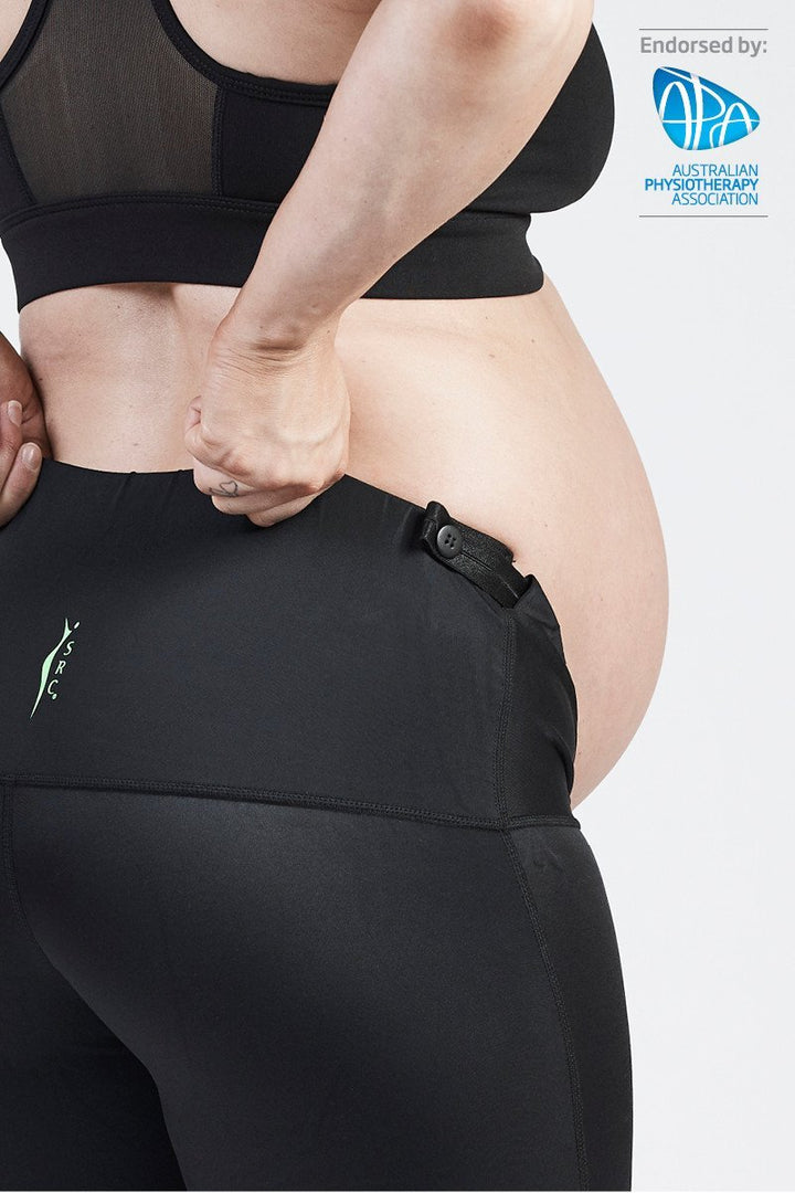 SRC Pregnancy Shorts - Black - SRC Health